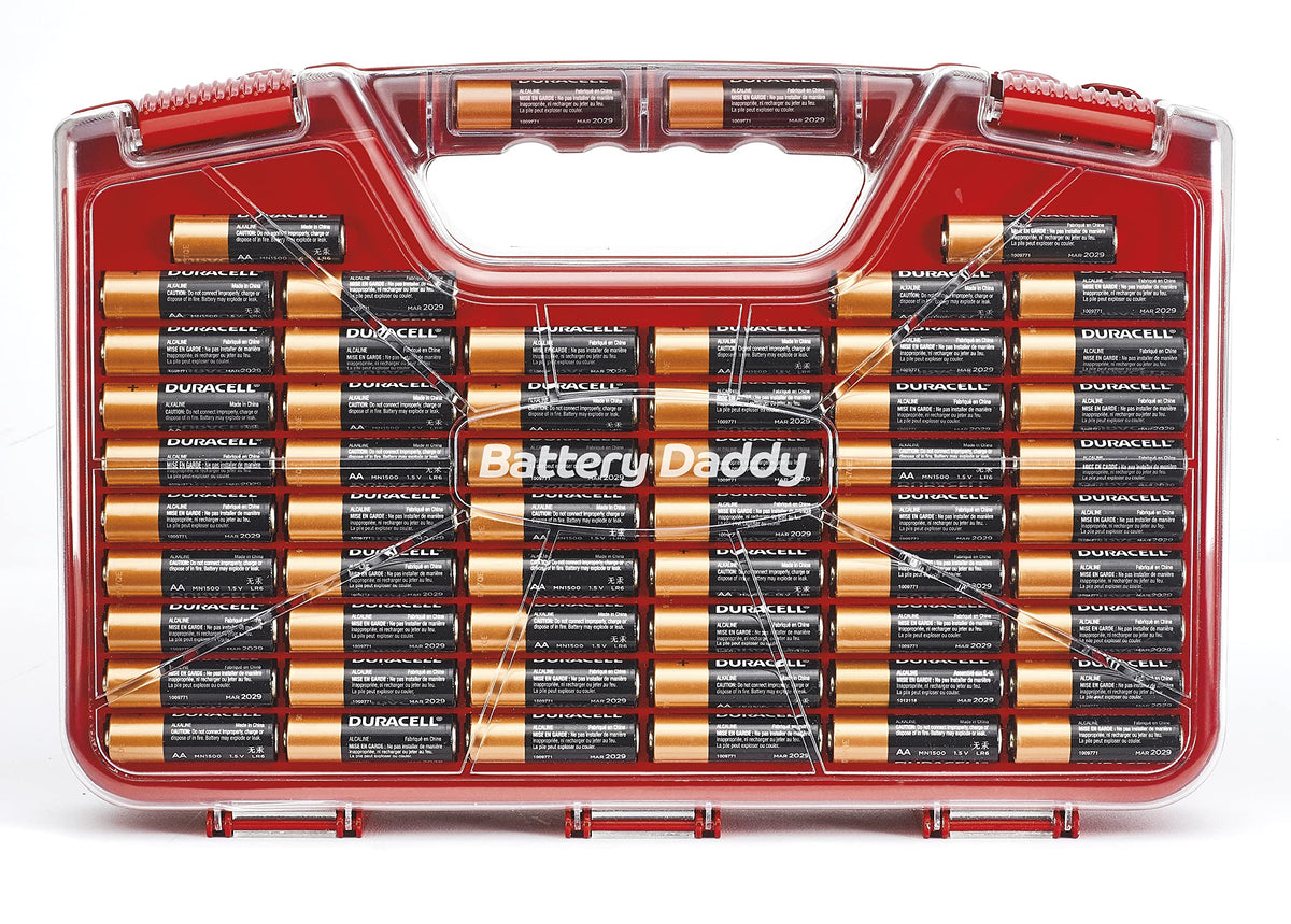 Ontel Battery Daddy 180 Battery Organizer with Tester