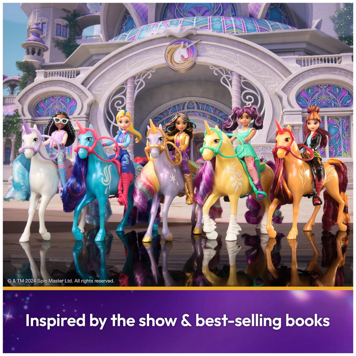 Unicorn Academy Isabel & River Dolls with 2 Accessories & Hair Tool