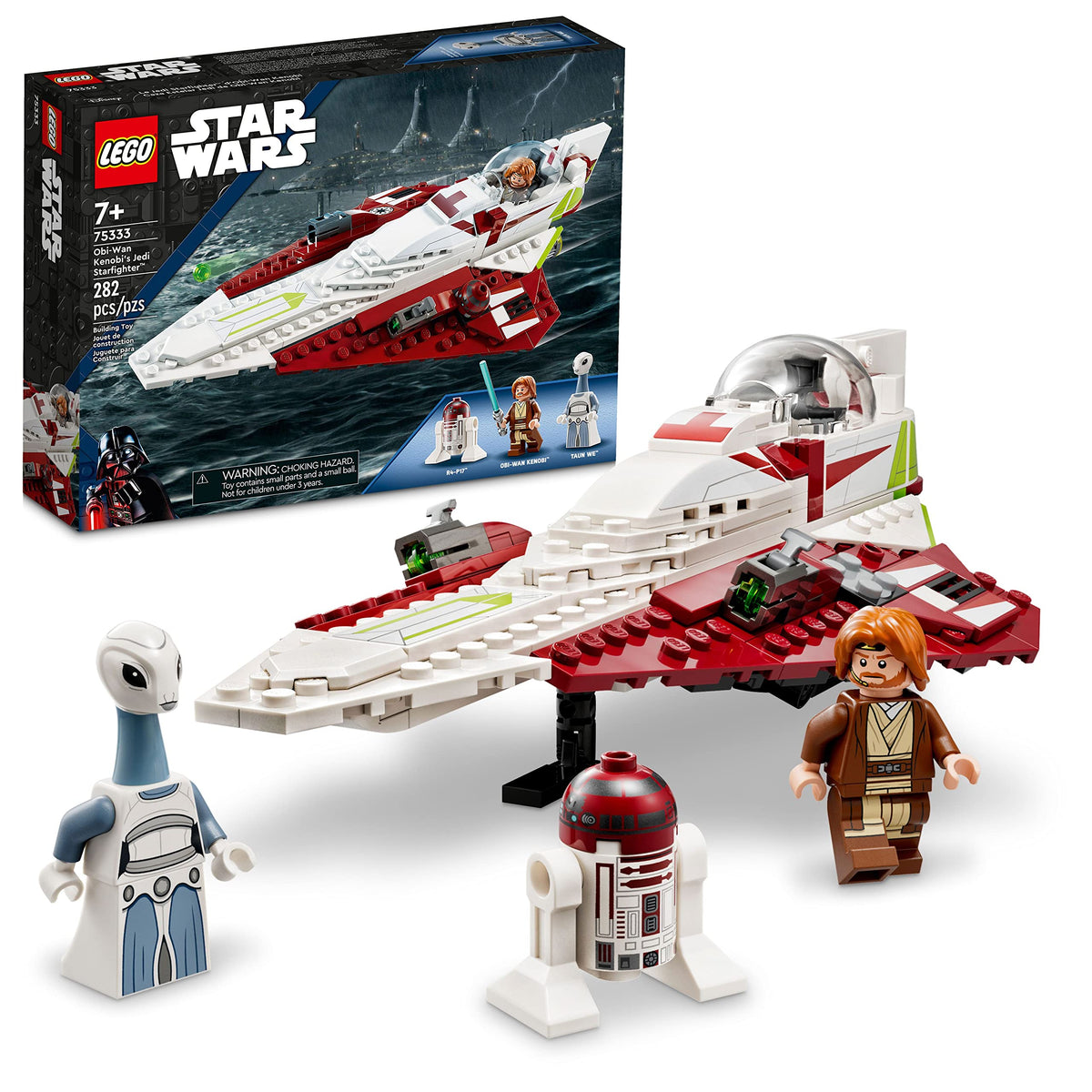 LEGO Star Wars Obi-Wan Kenobi's Jedi Starfighter Building Set, 75333