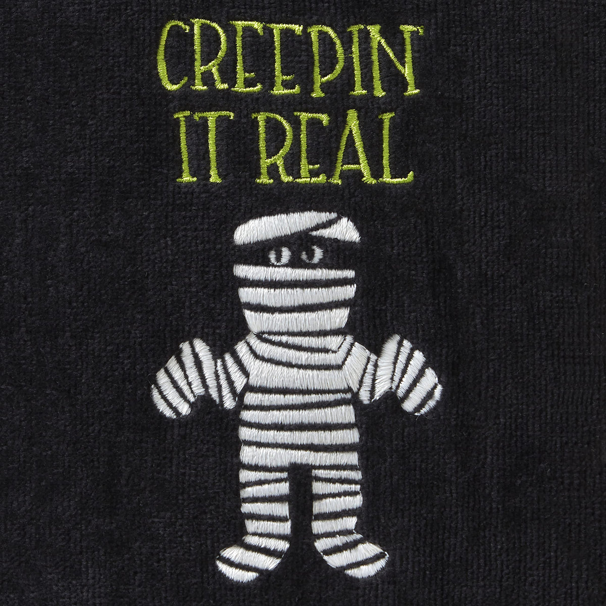SKL Home Creepin' Real Glow-in-the-Dark Hand Towel Set, 2 Count