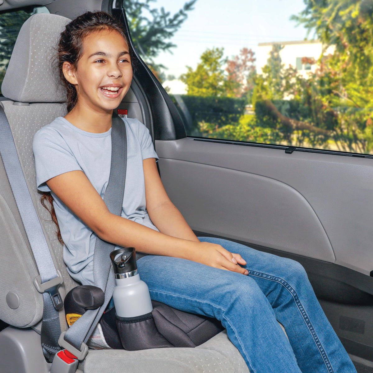 Diono Solana 2022 Backless Booster Car Seat, Pack of 2, Black Charcoal