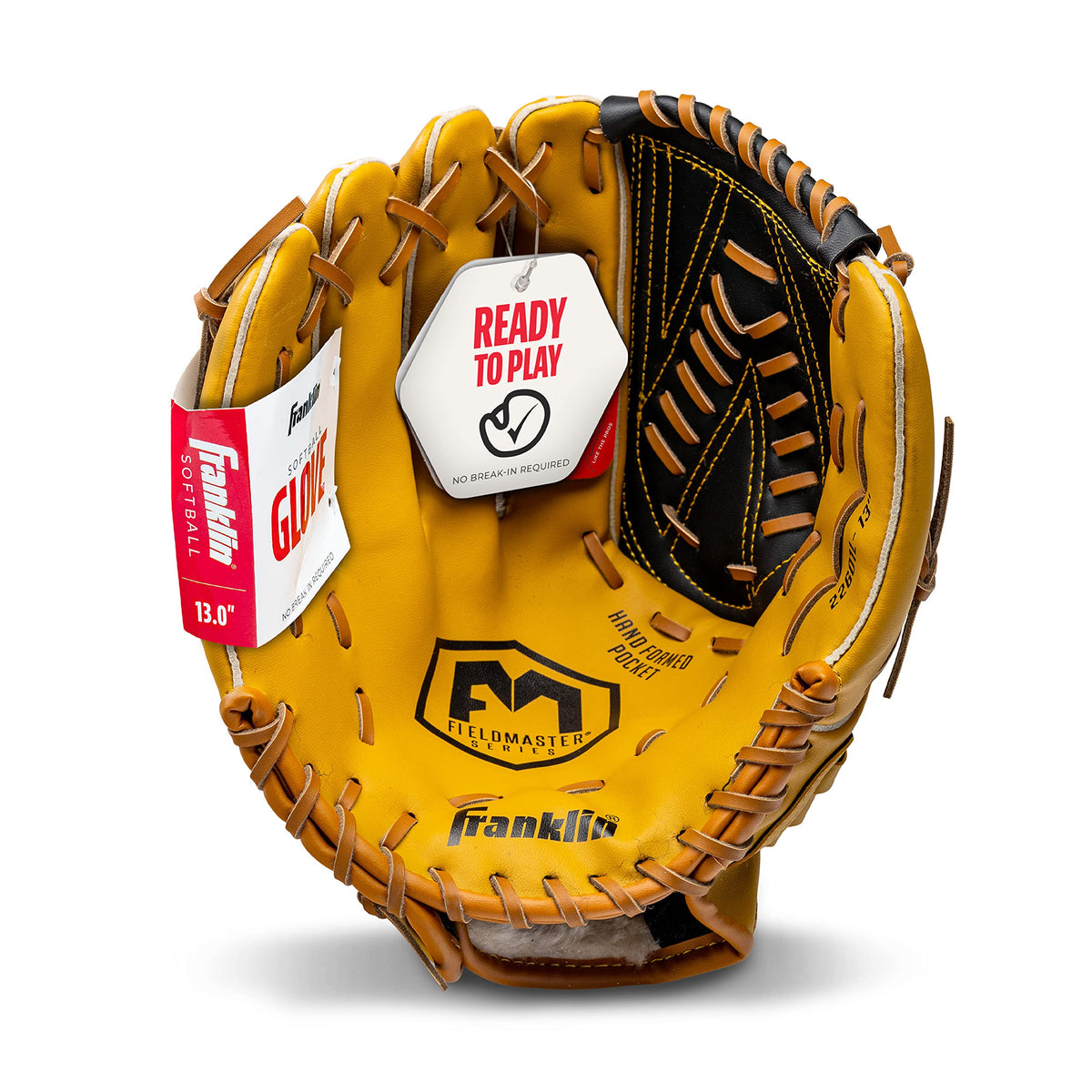 Franklin Sports Field Master Baseball Glove, 13", Left Hand Throw