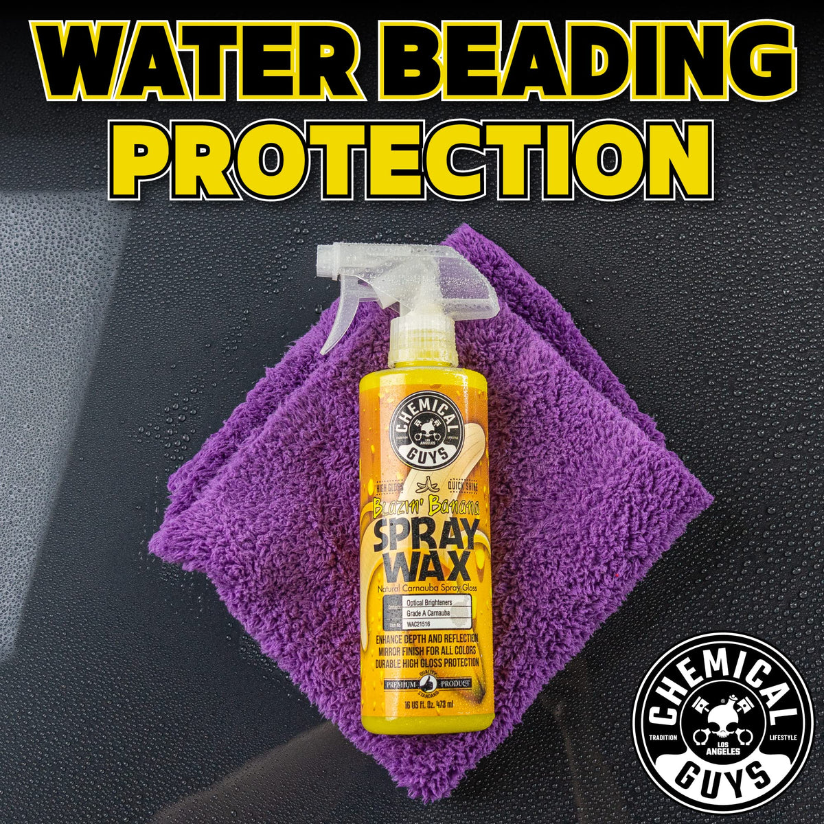 Chemical Guys Blazin' Banana Spray Wax, 473 ml