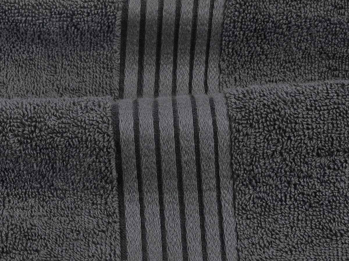 Utopia Towels 8-Piece Towel Set, Grey