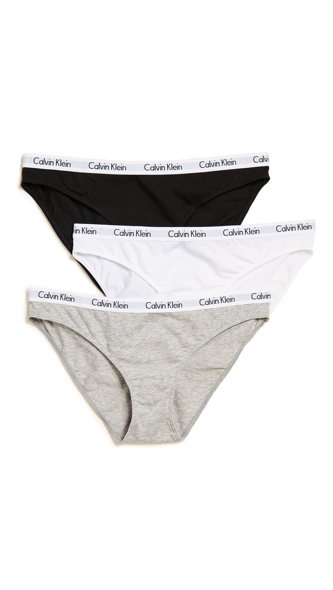 Calvin Klein Women's Carousel Bikini Panty, Small, Pack of 3
