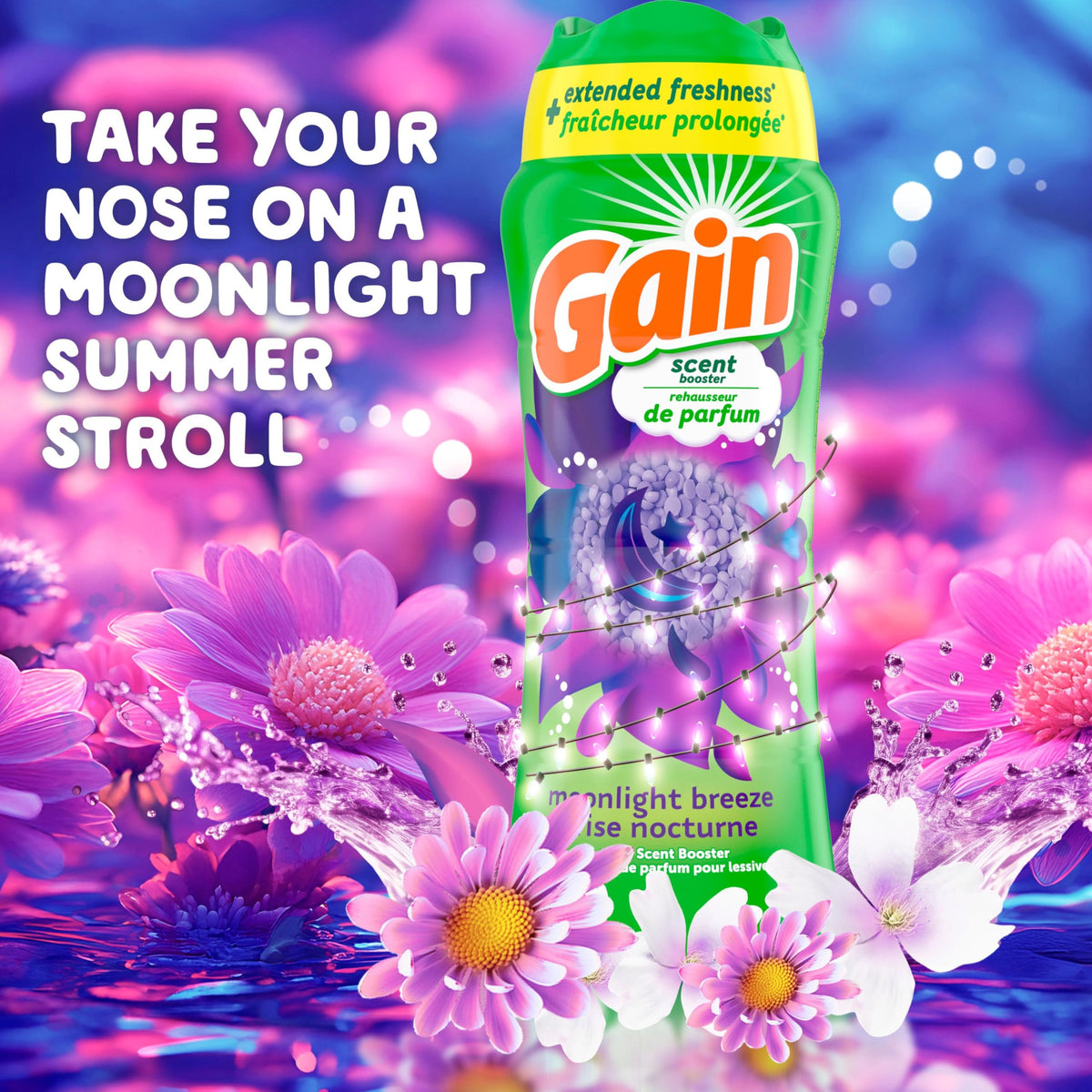 Gain Moonlight Breeze In-Wash Scent Booster, 853 g
