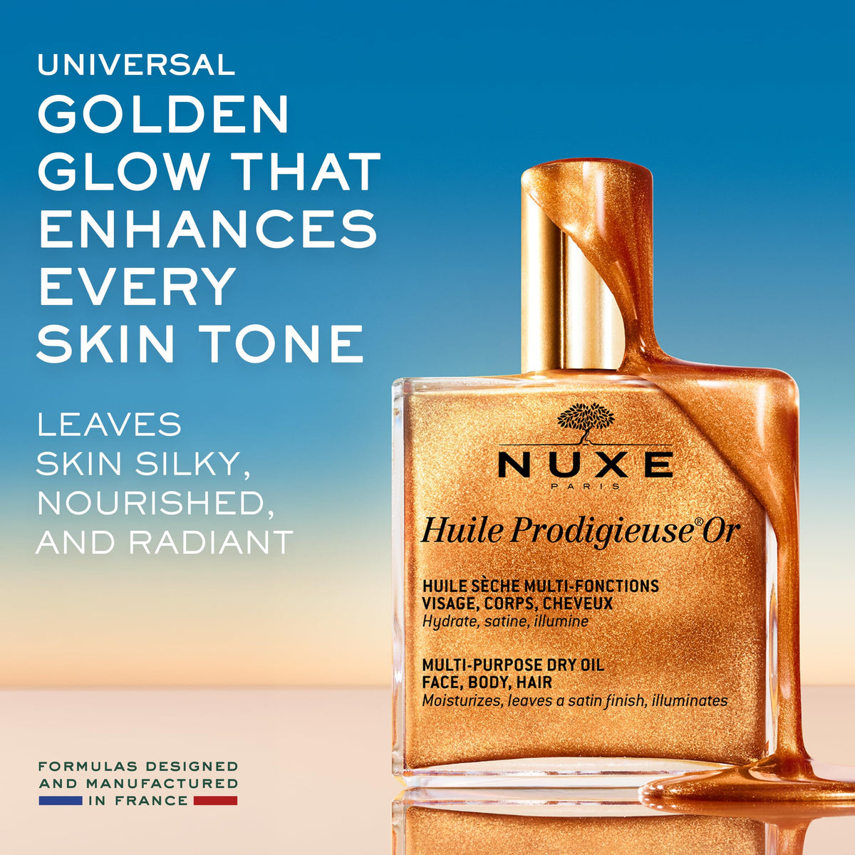 NUXE Huile Prodigieuse Shimmer Multi-Purpose Dry Oil, 50 ml
