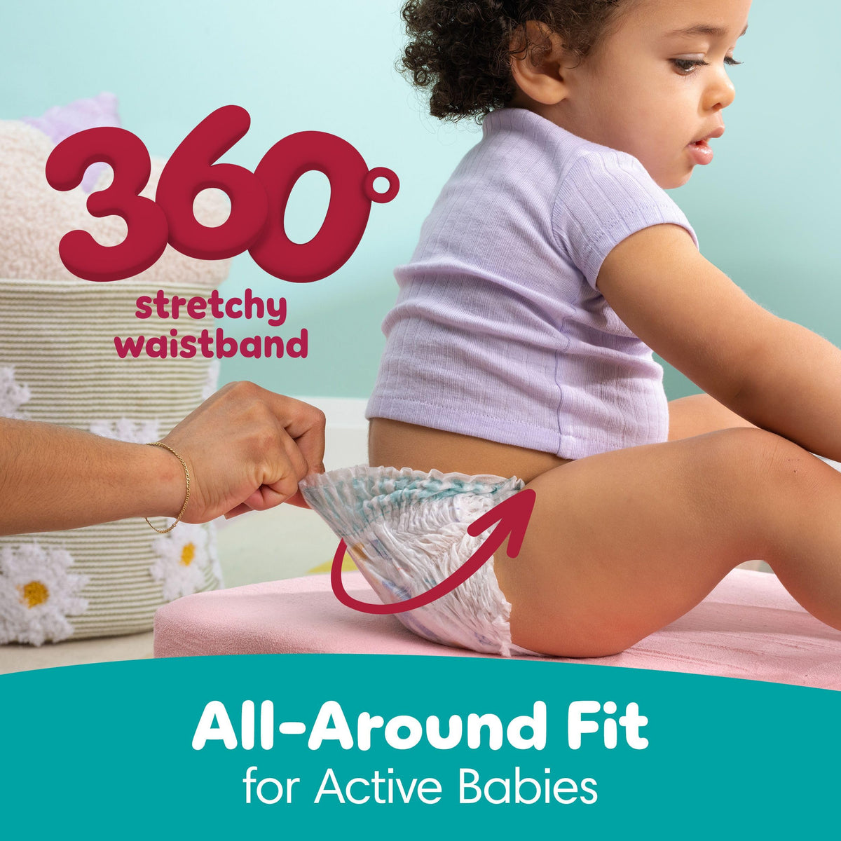 Pampers Cruisers 360 Pull-On Diapers, Size 5, 96 Count