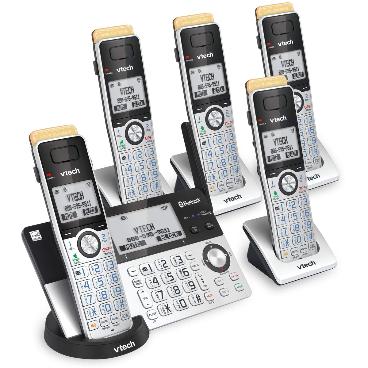 VTech IS8151-5 Answering System With 5 Handsets