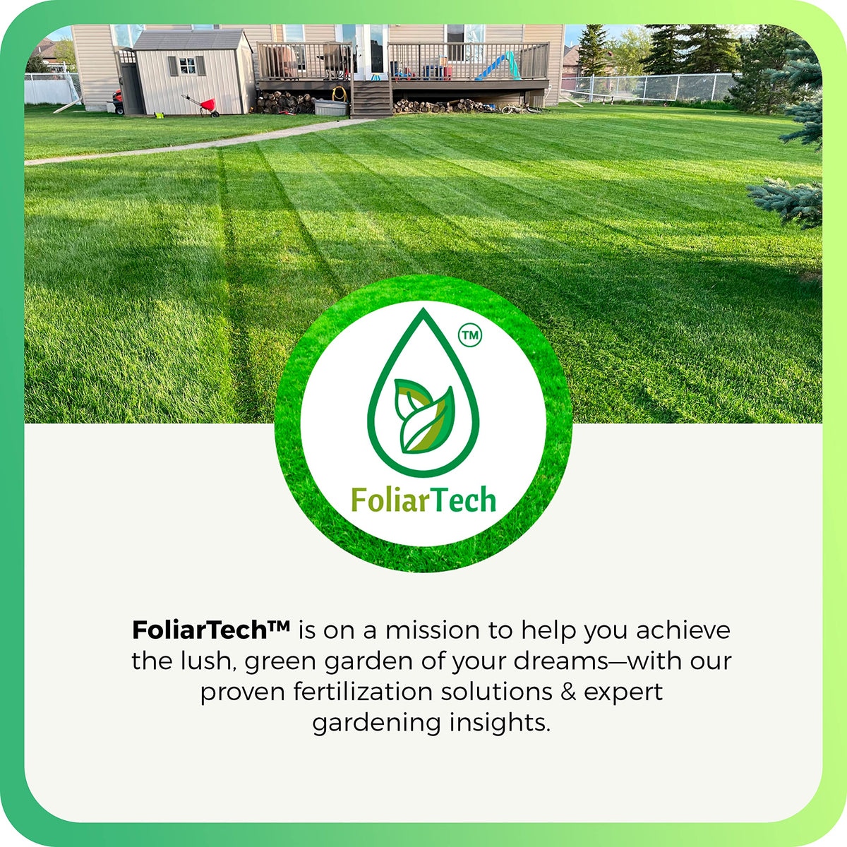 FoliarTech Humic Acid Organic Lawn Fertilizer, 4L