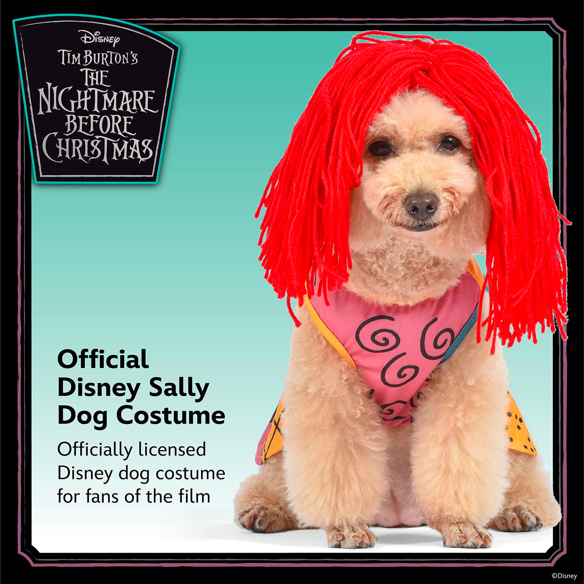 Disney for Pets Nightmare Before Christmas Sally Costume, Size Large