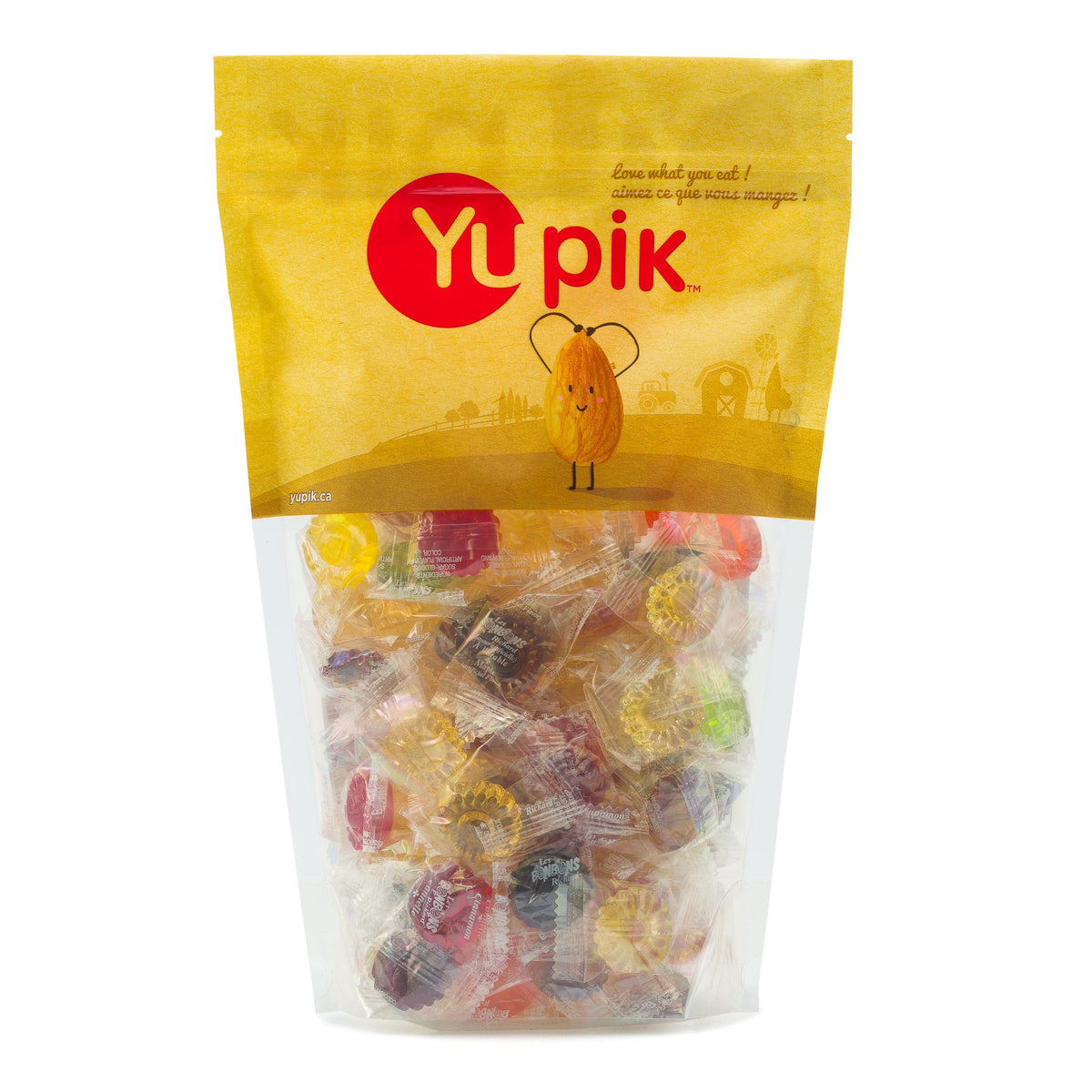 Yupik Assorted Barley Sugar Candies, 1 kg (6-Pack)