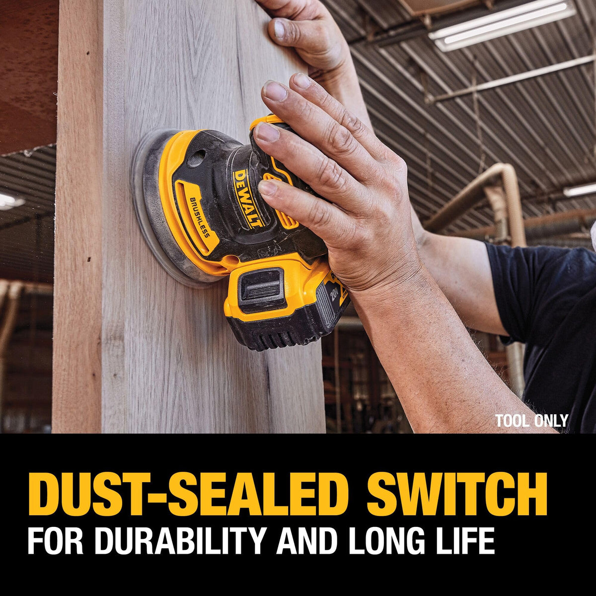 DeWalt 20V MAX Orbital Sander, Tool Only, DCW210B