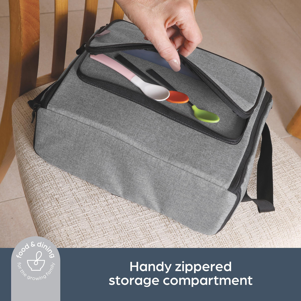 Dreambaby Grab 'n Go Booster Seat with Adjustable Securing Straps