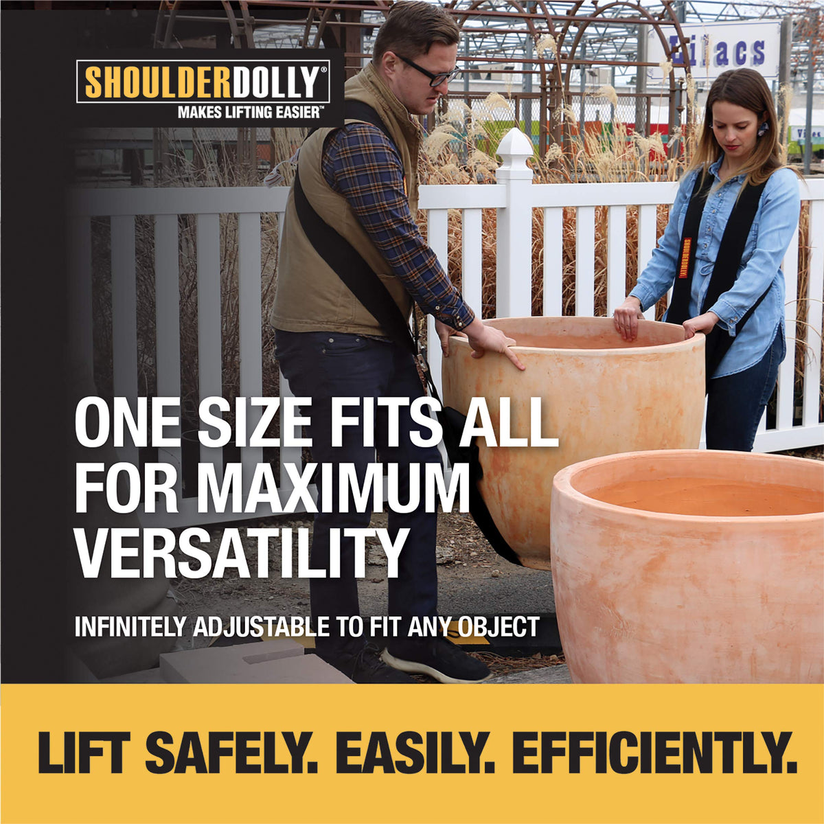Shoulder Dolly Moving Straps for 2 Movers, LD1000