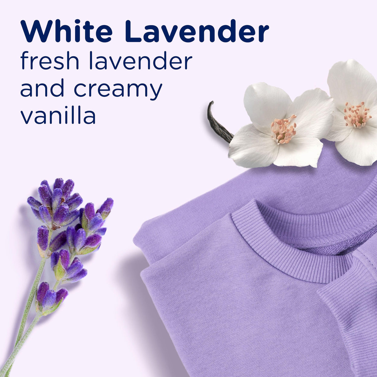 Downy Light Scent Booster Beads, White Lavender, 853 g