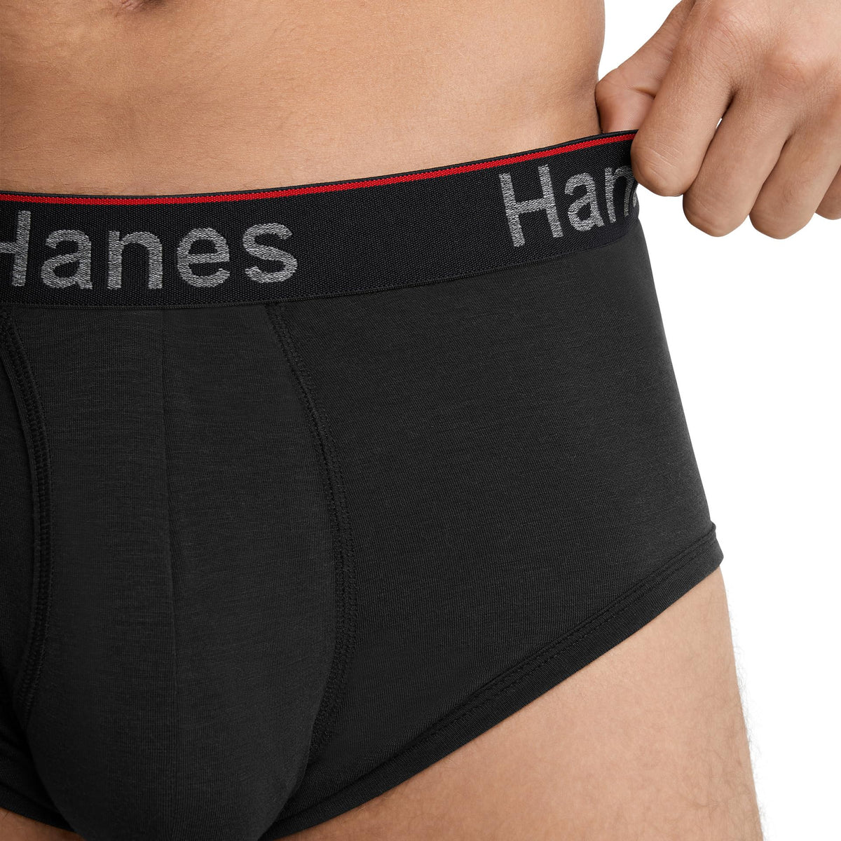 Hanes Total Support Pouch Men's Briefs, Assorted, 4 Pack, Medium