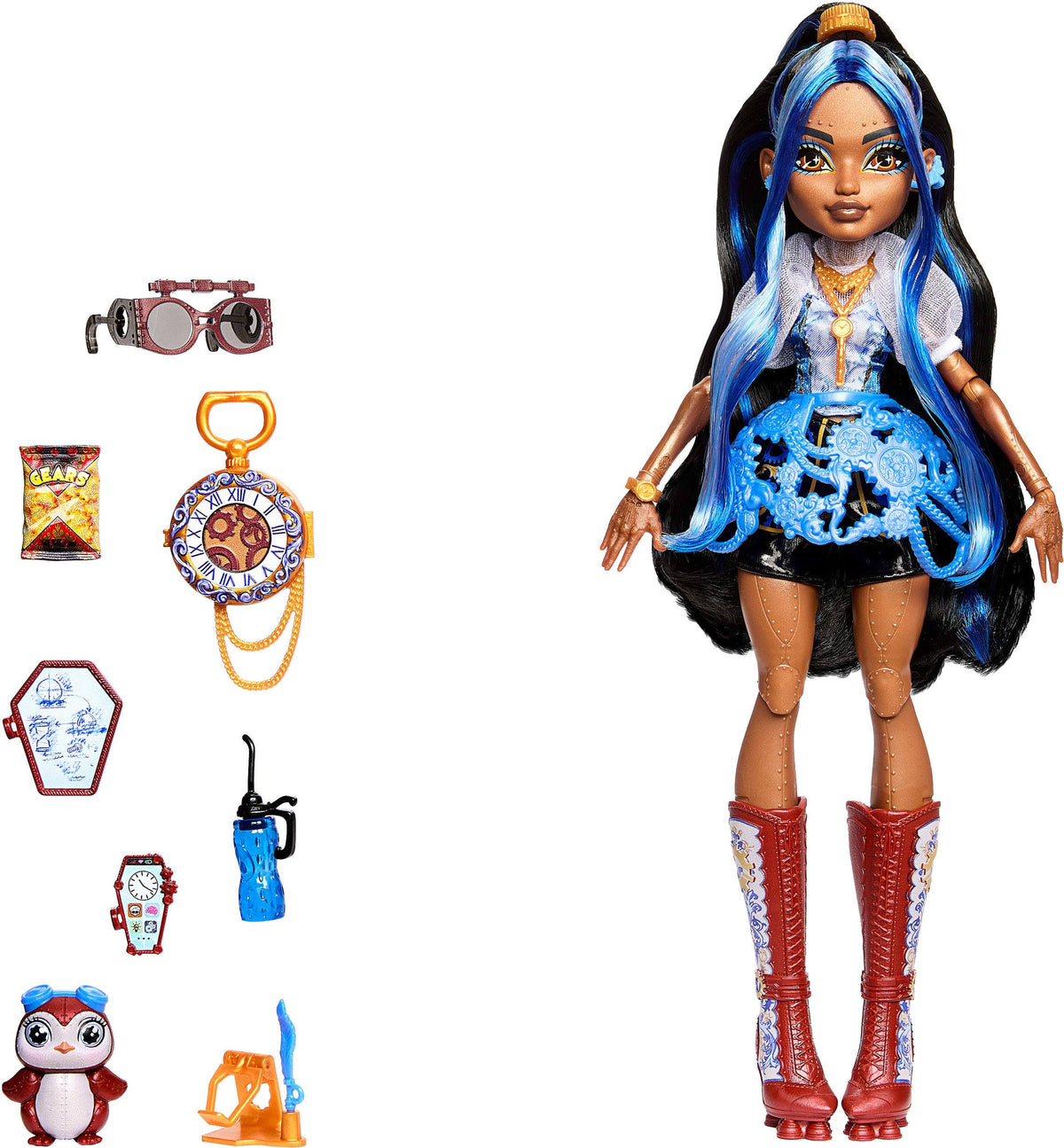 Monster High Robecca Steam Doll with Pet Penguin Captain Penny