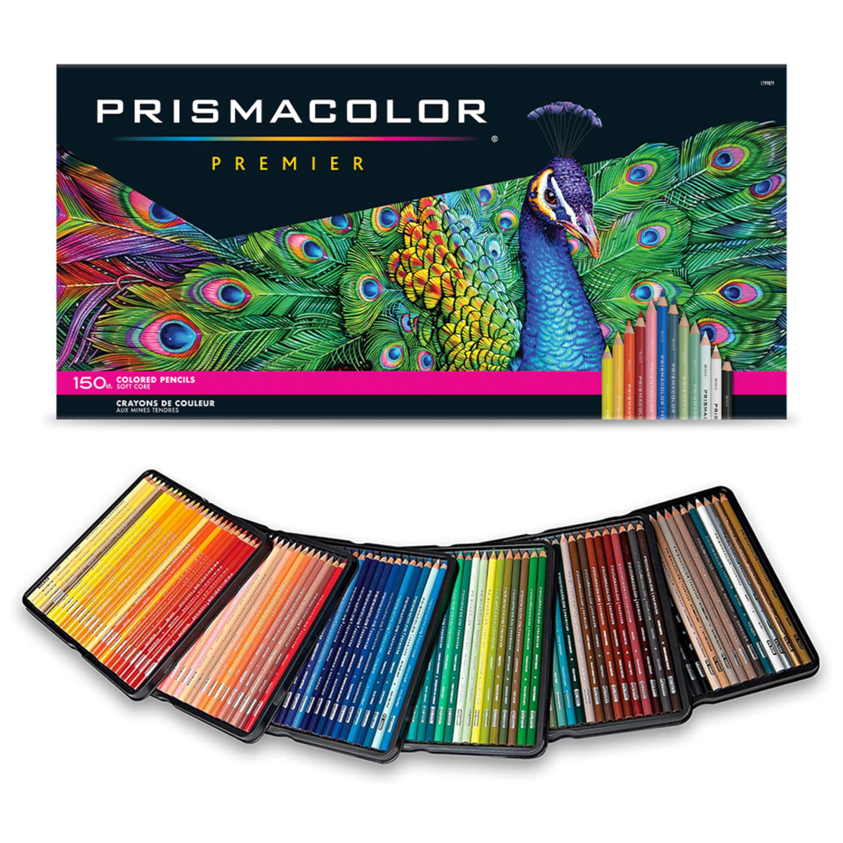 Prismacolor Premier Soft Core Colored Pencils, 150 Count, 1799879