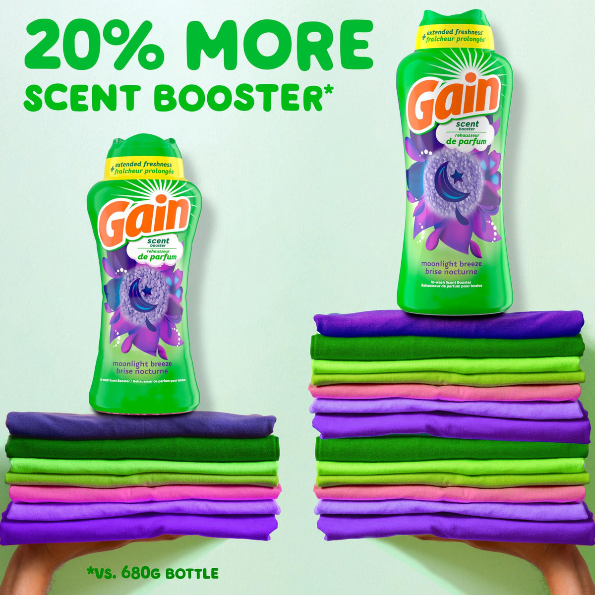 Gain Moonlight Breeze In-Wash Scent Booster, 853 g