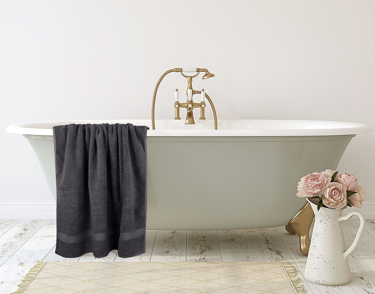 Utopia Towels Jumbo Bath Sheets, 35 x 70 in, Grey, 2-Pack