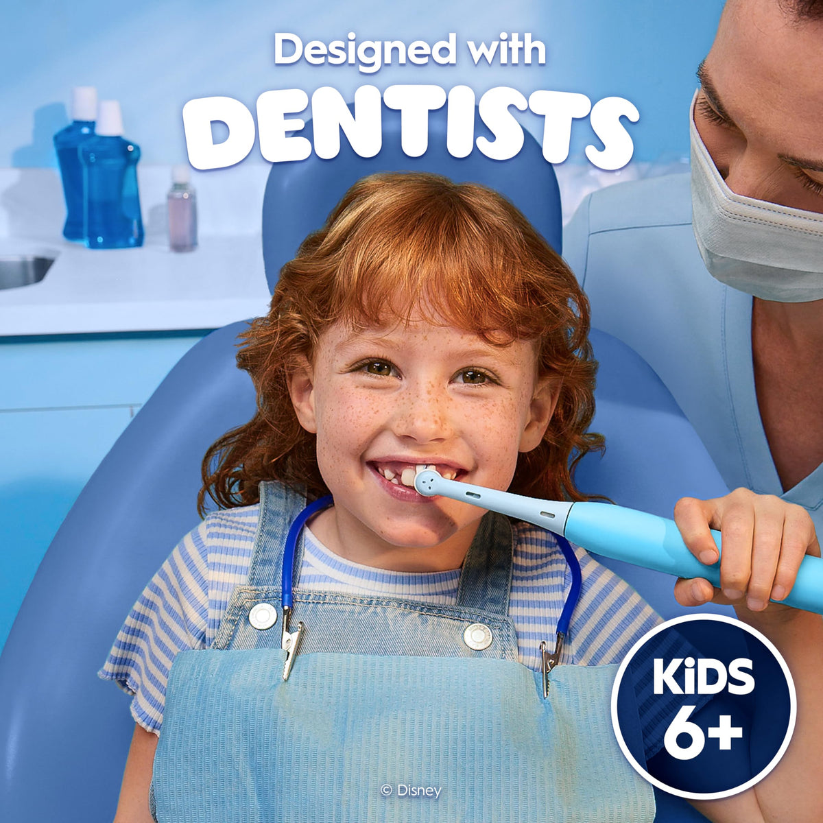 Oral-B iO Kids Electric Toothbrush, Stitch, 1 Gentle Care Brush Head