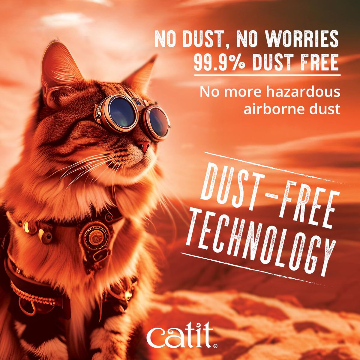 Catit Go Natural Pea Husk Clumping Cat Litter, Unscented, 5.6 kg