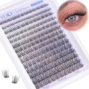 ALICE C Curl Natural Wispy Cluster Lashes, 8-16 mm (168 Pieces)