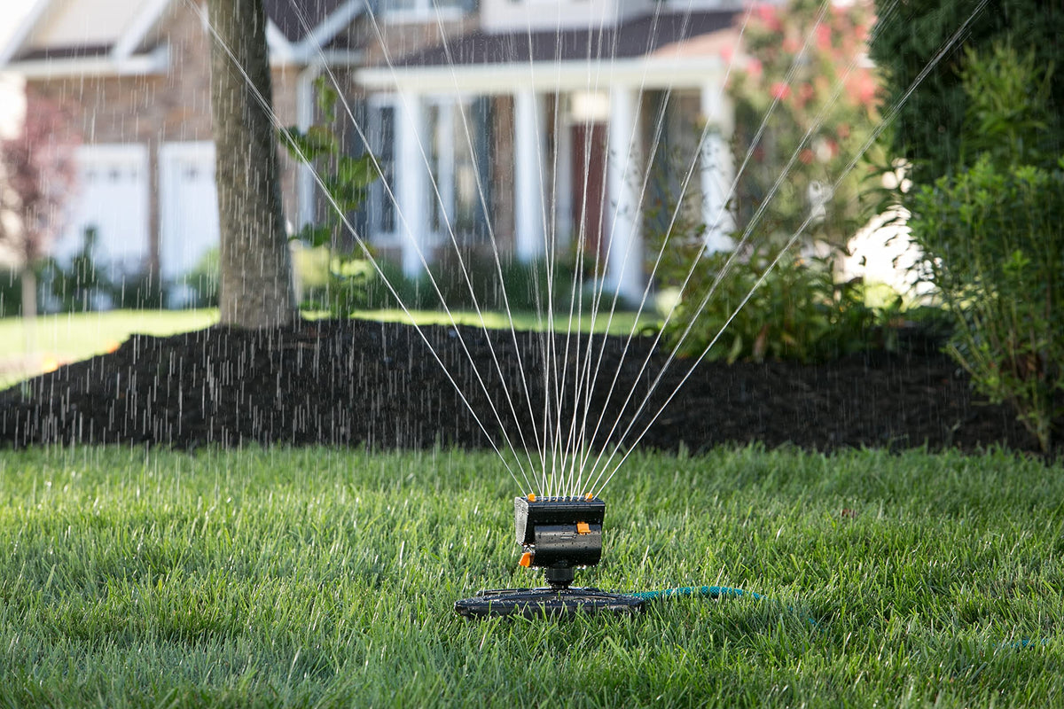 Melnor 65131AMZ MiniMax Turbo Oscillator Sprinkler, 4000 sq. ft.