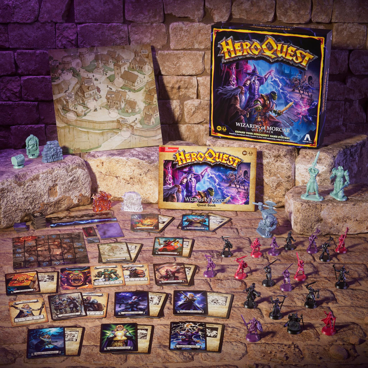 Avalon Hill HeroQuest Wizards of Morcar Quest Pack, Ages 14+