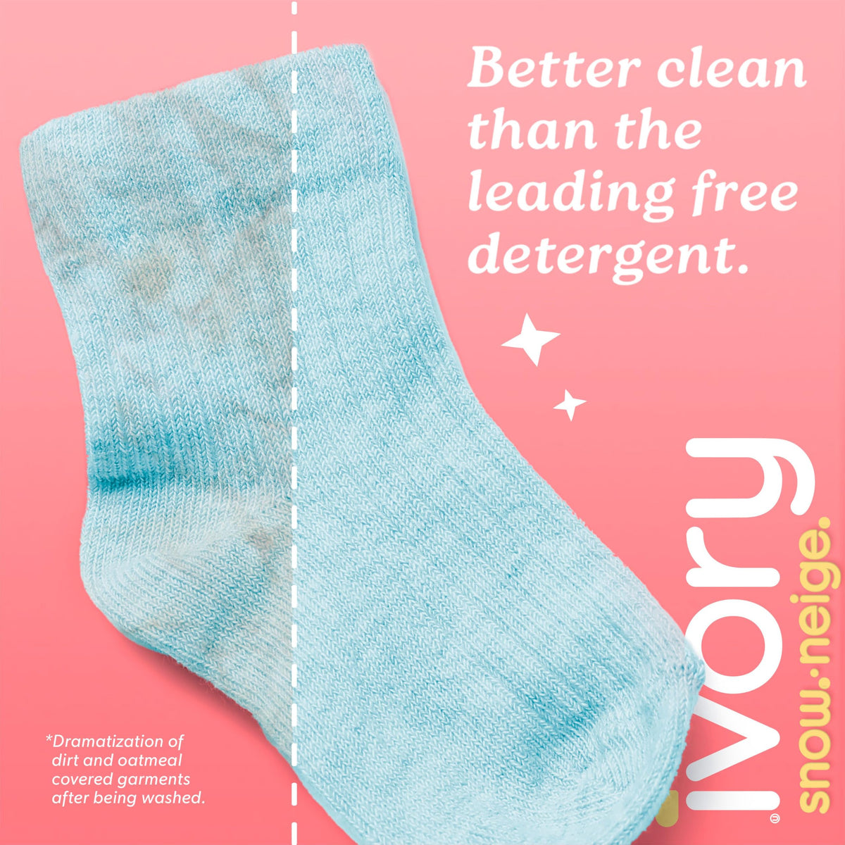 Ivory Snow Free Liquid Laundry Detergent, 80 Loads, 3.1 L