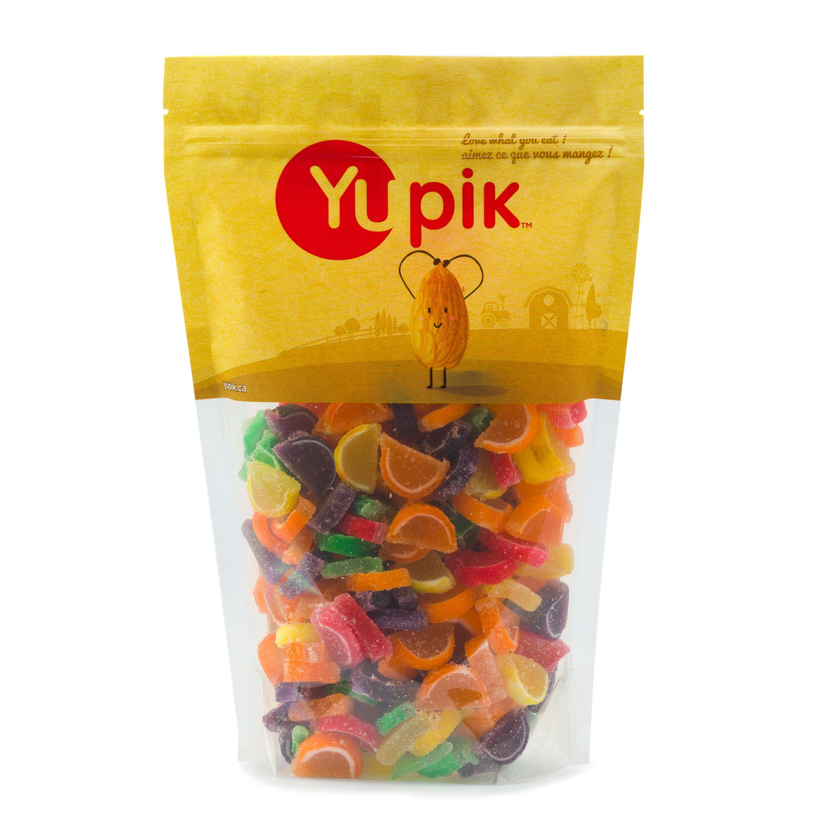 Yupik Mini Jelly Fruit Slices, 1 kg, 6 Count