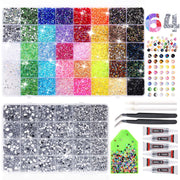 Bedazzling Kit, 62000 Pieces, 64 Cells, with B7000 Glue