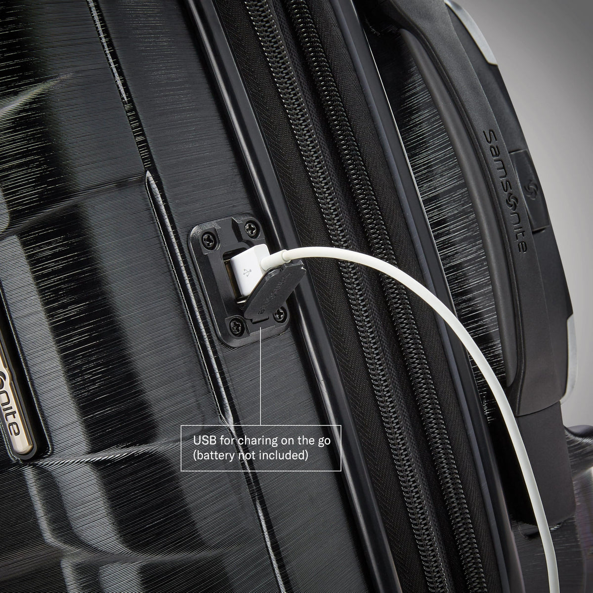 Samsonite Centric 2 Spinner Carry-On, Black, 141134-1041