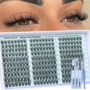 Wispy Lash Clusters DIY Eyelash Extension Kit, 10-16 mm, CC Curl