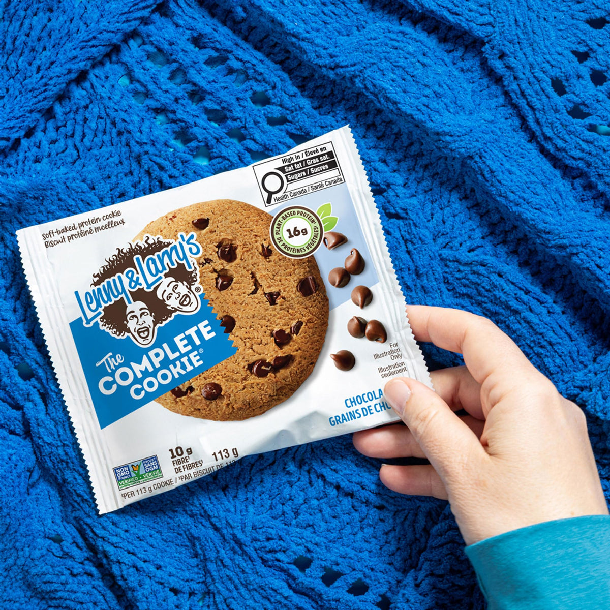 Lenny & Larry's The Complete Cookie, Chocolate Chip, 113g, 12 Pack