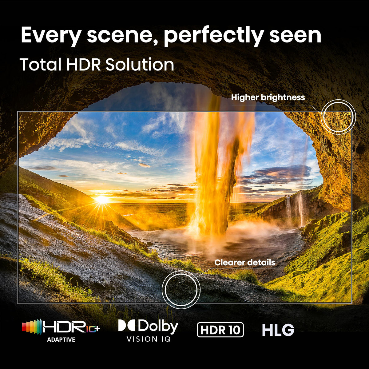 Hisense 55E7SF 55" 4K Smart Mini-LED Fire TV, 2026 Model