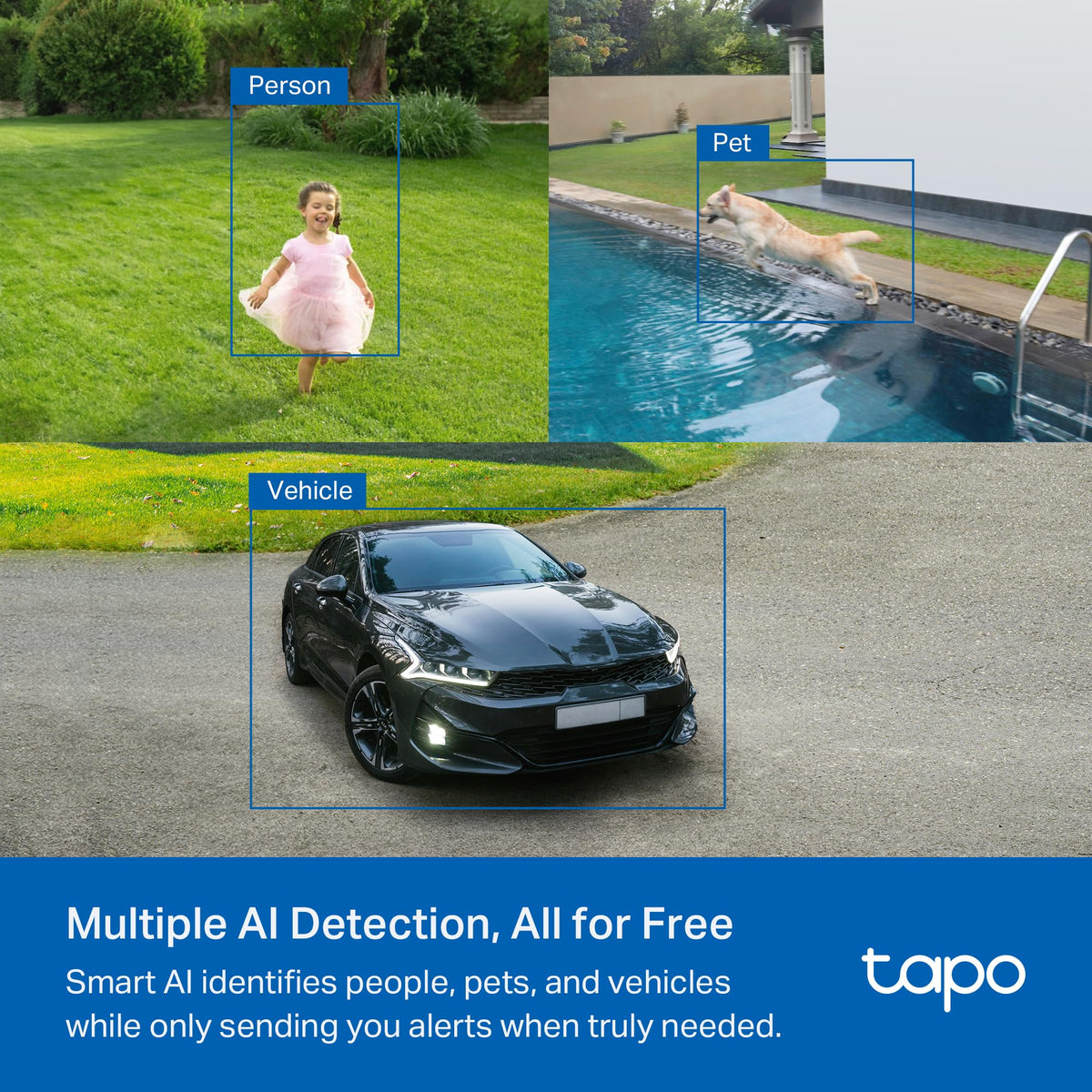 TP-Link Tapo SolarCam 2K Outdoor Battery Camera with Solar Panel