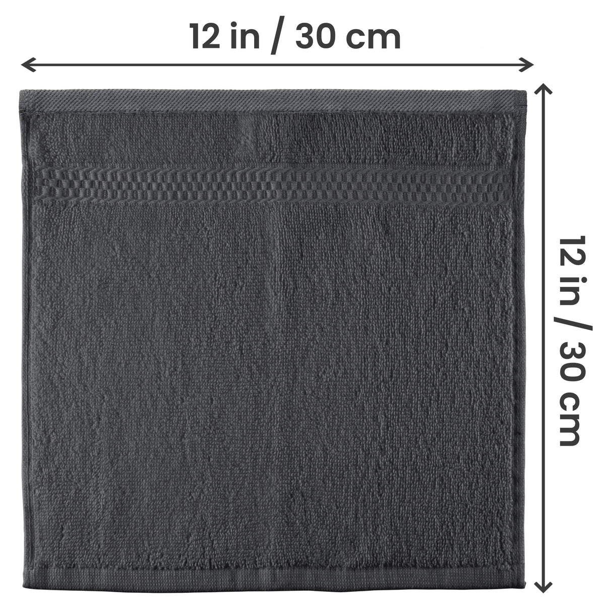 Utopia Towels Cotton Washcloth Set, 12 x 12 inch, 600 GSM, 12 Pack