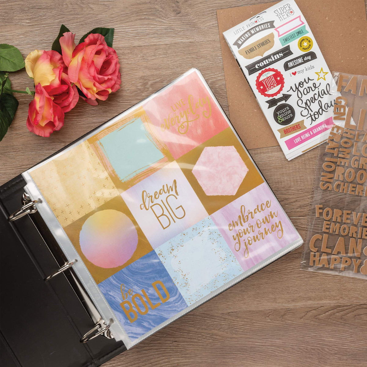 Samsill Scrapbook Refill Pages, 12x12 Inch, 50 Pack