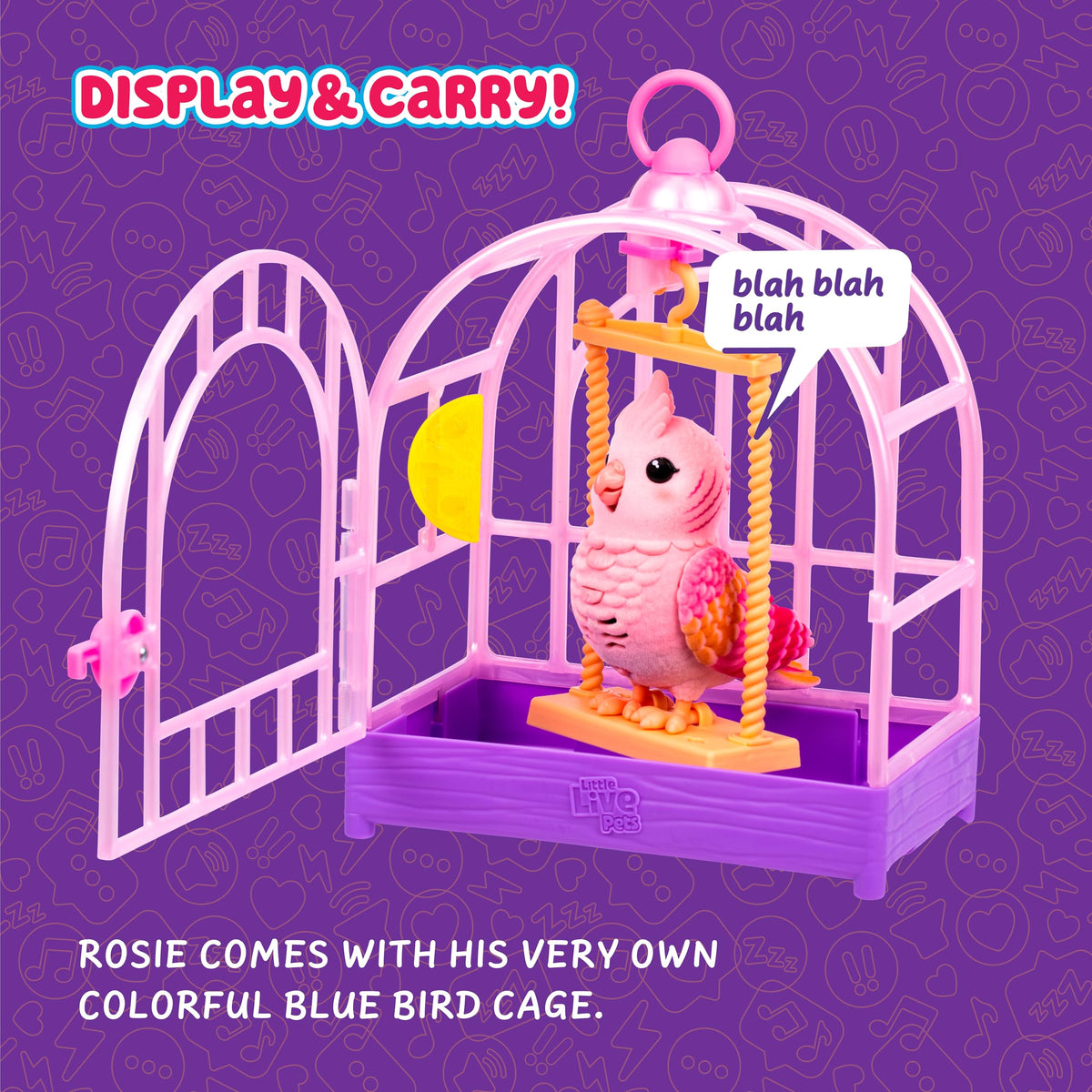 Little Live Pets My Really Real Bird & Cage, Rosie