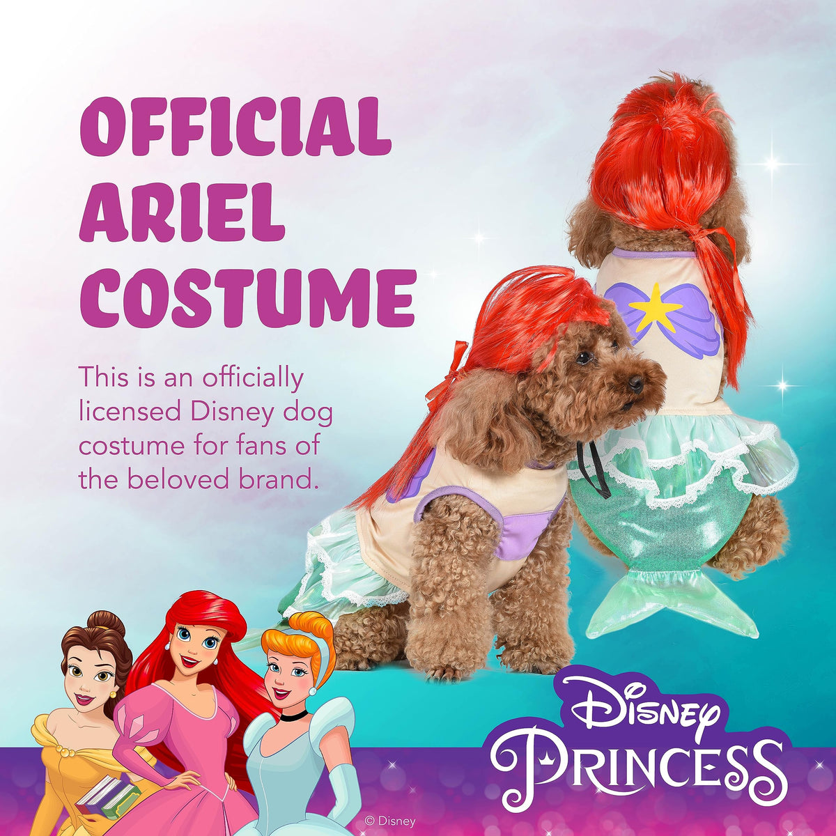 Disney for Pets Halloween Princess Ariel Dog Costume