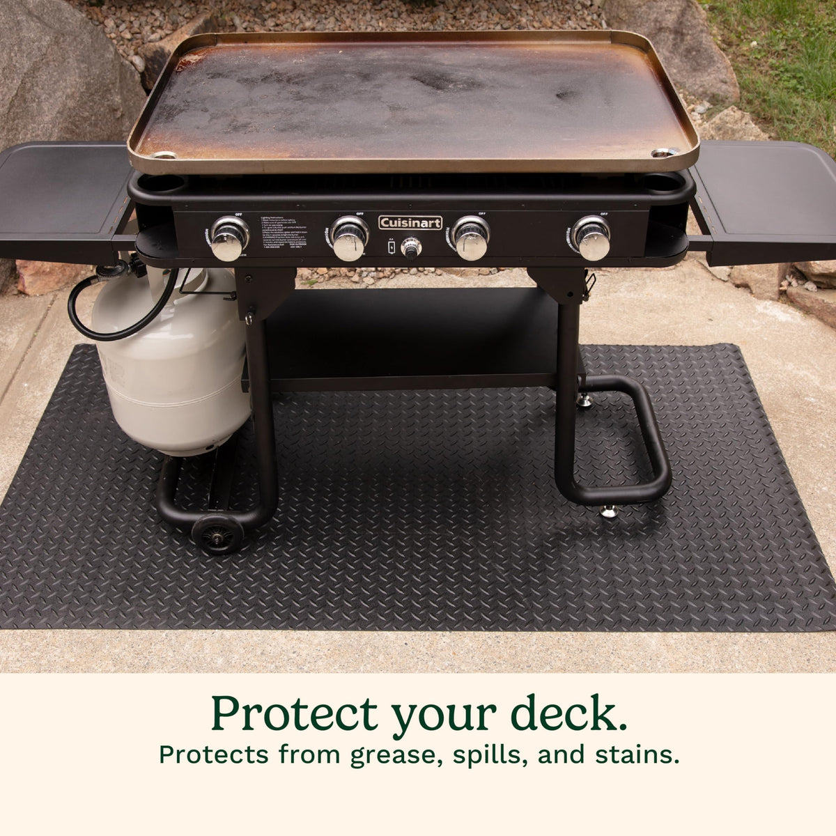 Cuisinart Premium Deck and Grill Mat, 65" x 36", CGMT-300C