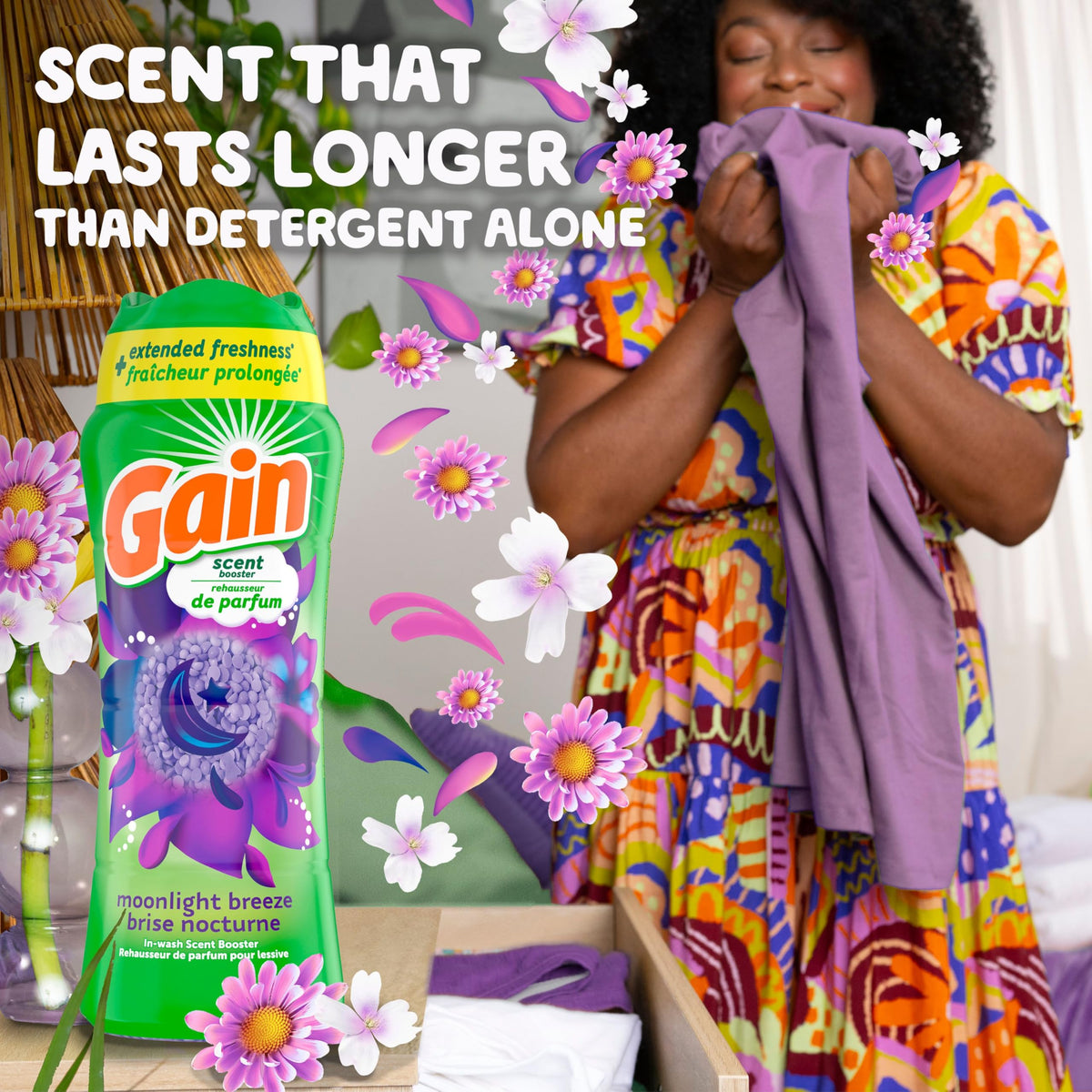 Gain Moonlight Breeze In-Wash Scent Booster, 853 g