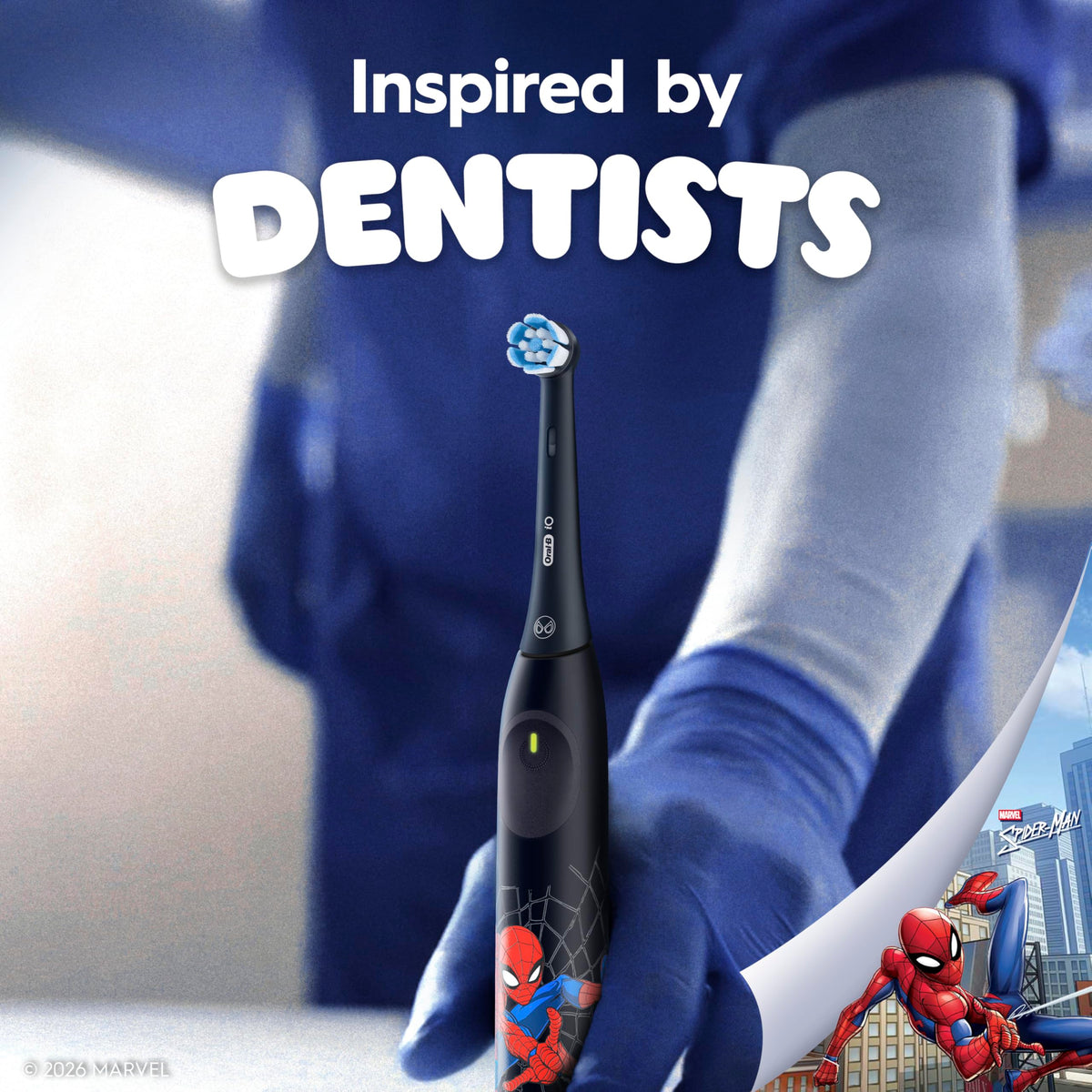 Oral-B iO Kids Electric Toothbrush, Spiderman, 1 Brush Head