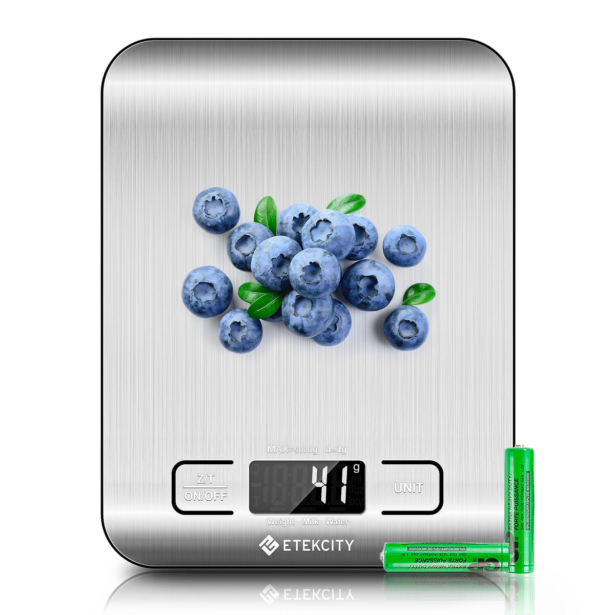Etekcity Digital Kitchen Scale, Small, Stainless Steel