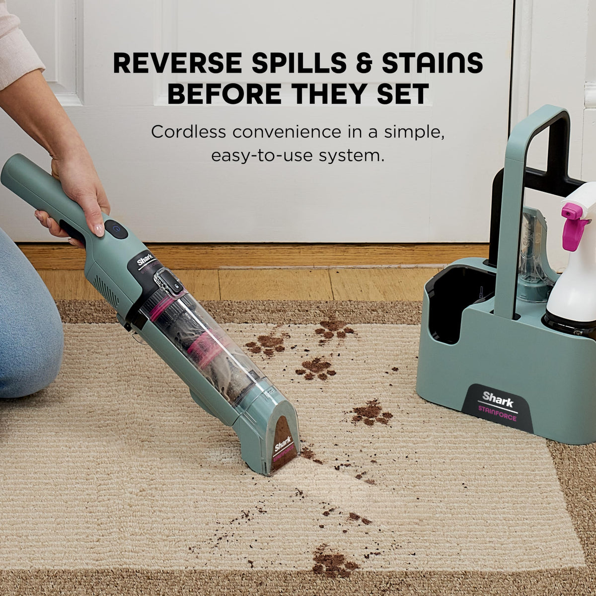 Shark StainForce Cordless Spot Cleaner, HX101C