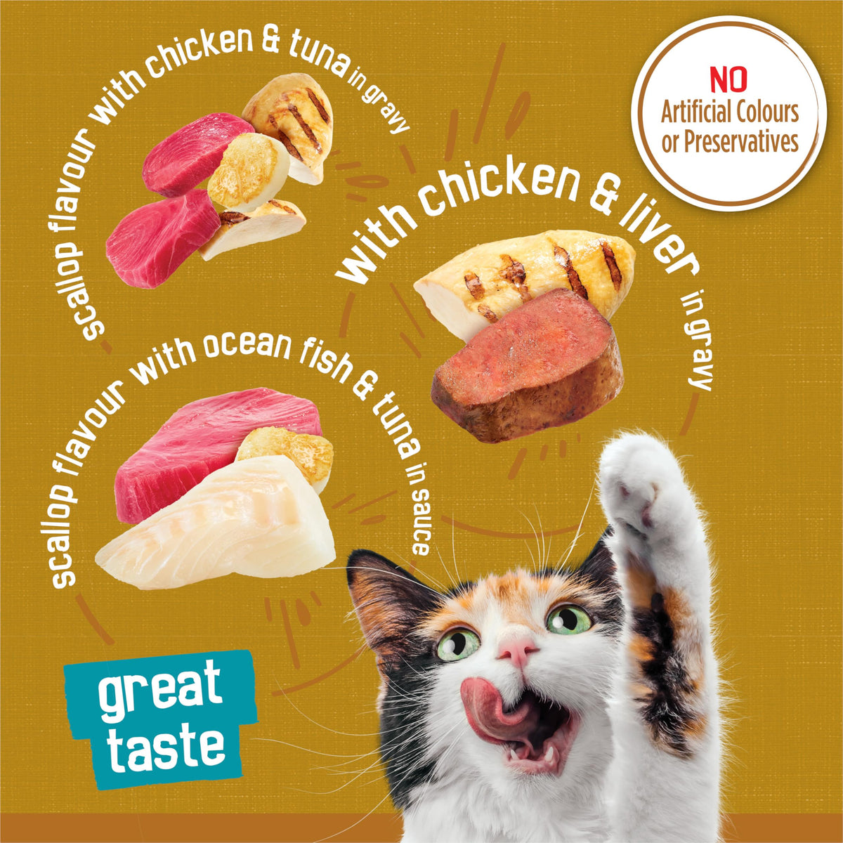 Friskies Tasty Treasures Poultry & Fish Variety Pack, 156 g (24 Pack)
