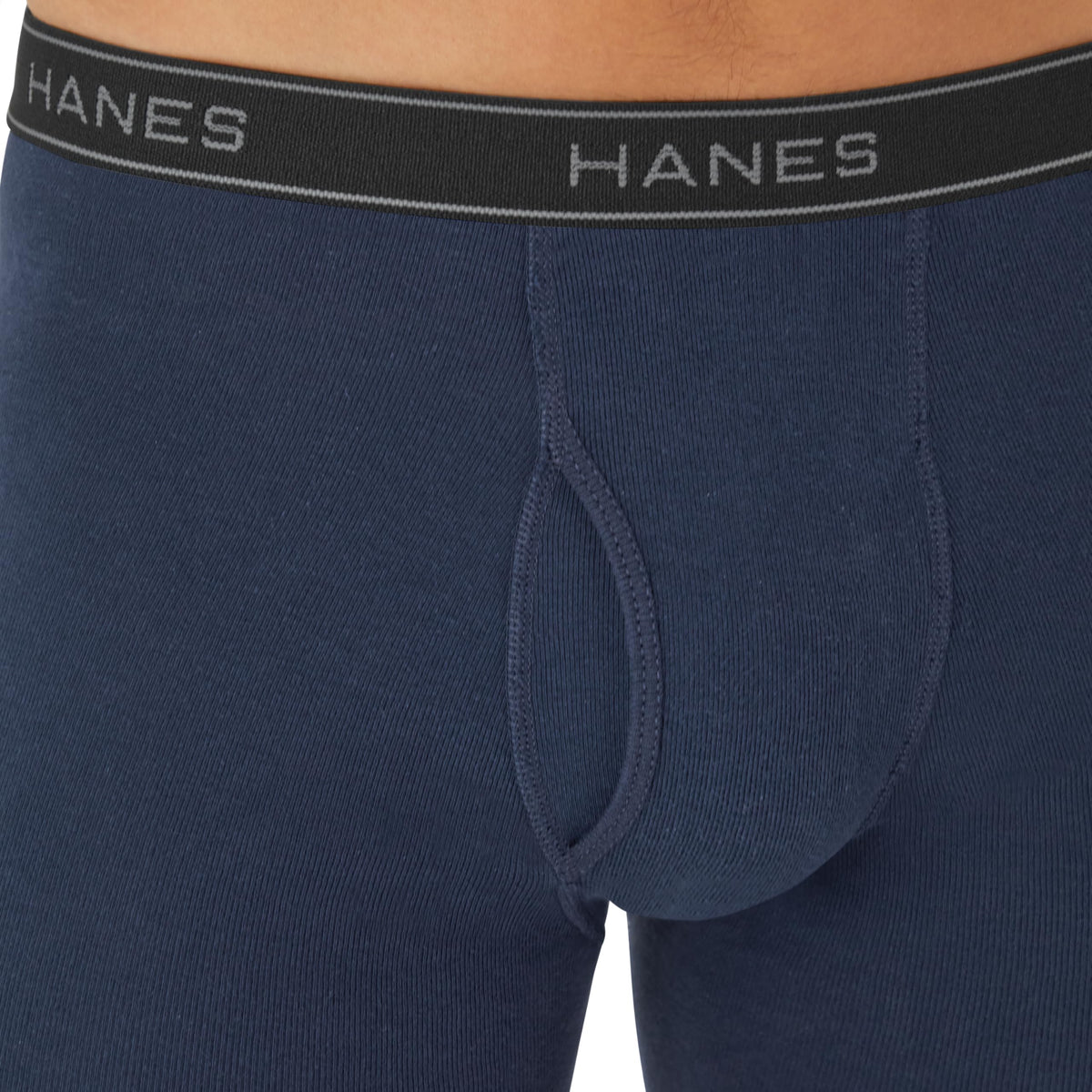 Hanes Men's Boxer Briefs, 4-Pack, Black/Grey, XXL