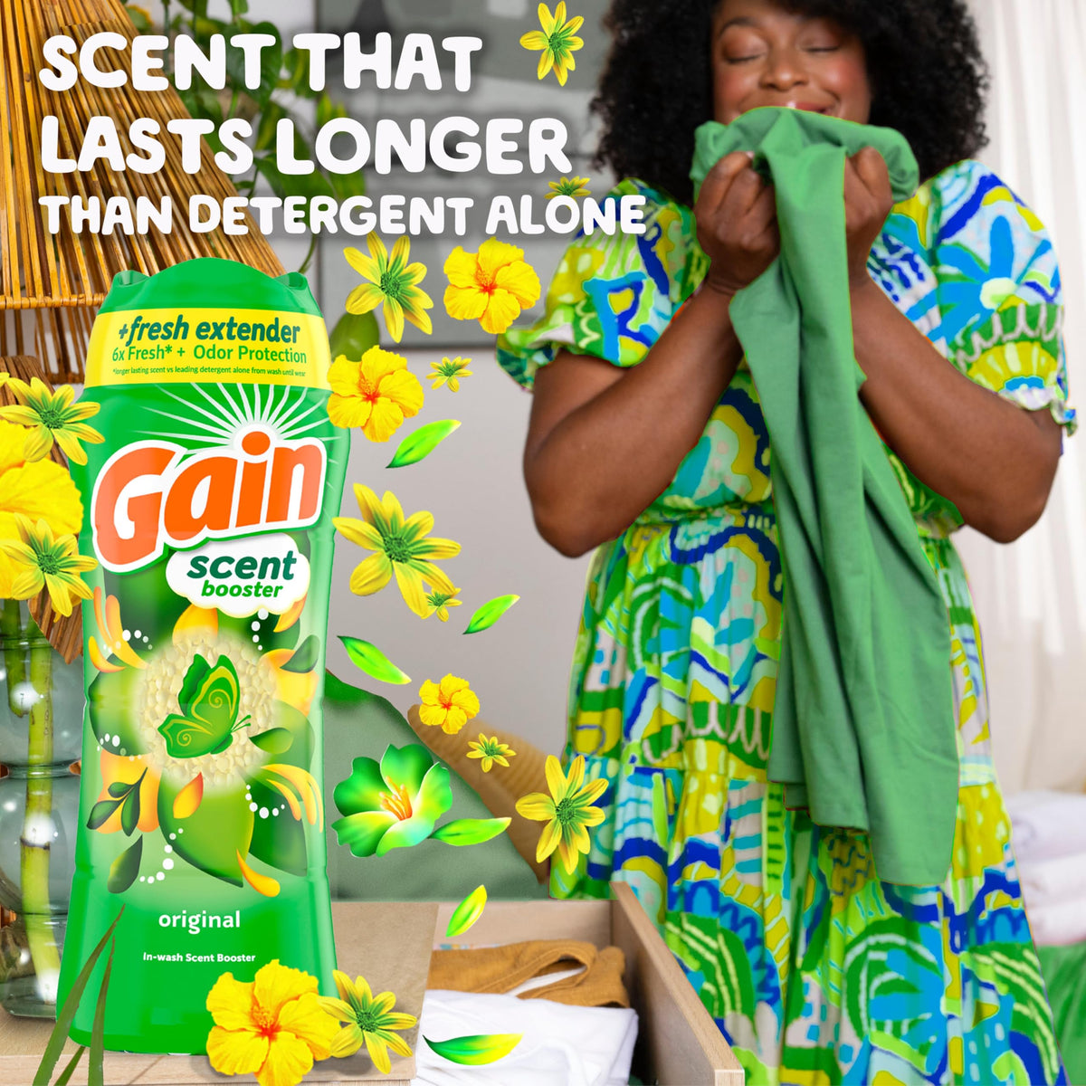 Gain In-Wash Laundry Scent Booster, Original, 853g